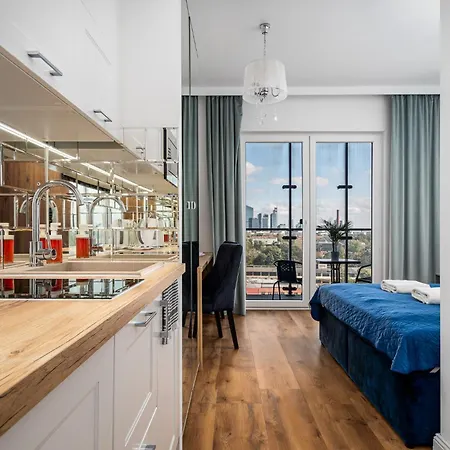 Apartman Kasprzaka 29 Wola Tower C By Perfect Varsó