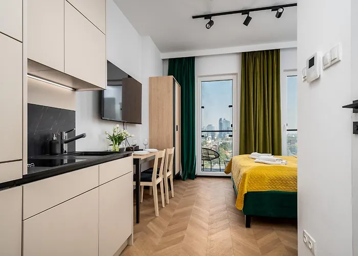 Апартаменты Kasprzaka 29 Wola Tower C By Perfect