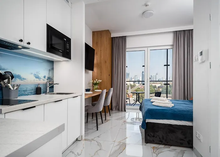 Апартаменты Kasprzaka 29 Wola Tower C By Perfect Варшава